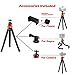 Flexible Tripod，12 Inch Phone Tripod with Wireless Remote Shutter for iPhone and Android Phone, Action Camera Tripod for GoPro Canon Nikon DSLR
