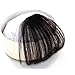 Ugeat Fashion Air Fringe Remy Human Hair Pieces Front Clip in Hair Fringe Hair Extensions without Hair Temples #1b Natural Black Color