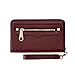 Rebecca Minkoff, Regan Universal Wristlet Case [Protective] Designer Clutch Wristlet fits Most Smartphones - Deep Red