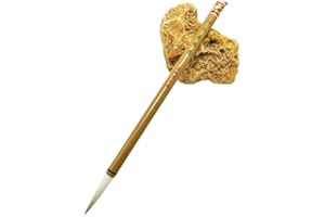 Easyou Hu Brush Chinese Calligraphy Sumi Drawing Brush Mixed Hair(Wolf+Goat Hair) 0.95 * 5cm(0.37"*1.97") hsxy M