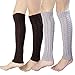 2 Pack of Womens Cable Knit Leg Warmers Knitted Crochet Long Socks