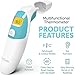 Relief Care Digital Forehead and Ear Thermometer for Adults, Infants, Children - Dual Mode, Infrared Thermometer with Fever Alarm - Accurate Quick Read Digital Thermometer for Adults and Kids