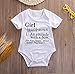 Definition of Girl Baby Girls Summer Short Sleeve Cotton Bodysuit (70(0-6M)) White