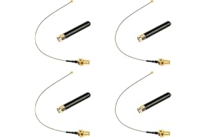 NEXTION LoRa Antenna 915MHz Pigtail 2dBi U.FL to SMA Cable for Heltec 915 MHz ESP32 LoRa CubeCell Board HTCC-AB02S GPS Module (Pack of 4)