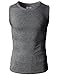 H2H Mens Active Stretchy Athletic Sleeveless Lightweight Crewneck Sport Tank Top