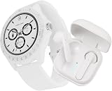 Harry Lime HA07-2000-TWS Smart Watch GPS White Earbuds iOS Android view 2
