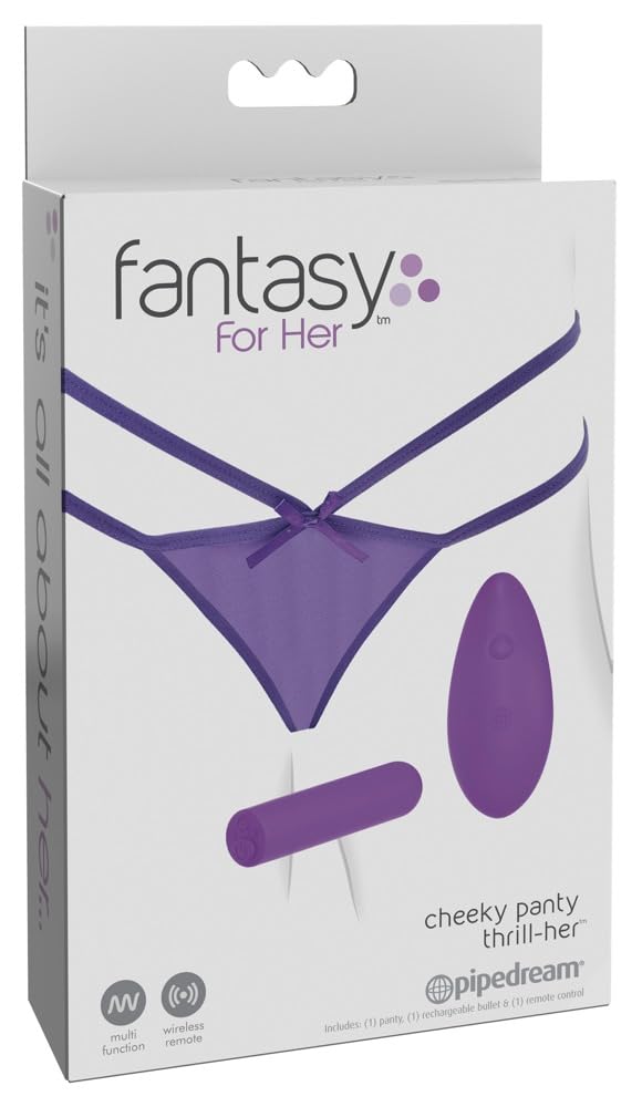 Pipedream Fantasy for Her Petite Panty Thrill-Her Purple 76-107 cm