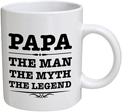 Papa, the man, the myth, the legend - 11OZ Coffee Mug Novelty, Office, Job. By Aviento