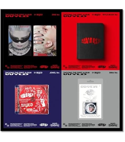 Amazon.com: (Zine Set : A+B) NCT Taeyong WYLD 1st Album with