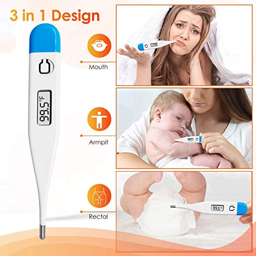 Basal Body Thermometer Waterproof, Highly Accurate 1/100th Degree