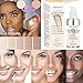 Flawless Finish Foundation, Colour Changing Liquid Foundation, Liquid Foundation Cream, Moisturizing Liquid Cover Concealer for All Skin Types, SPF 15,1 Fl Oz