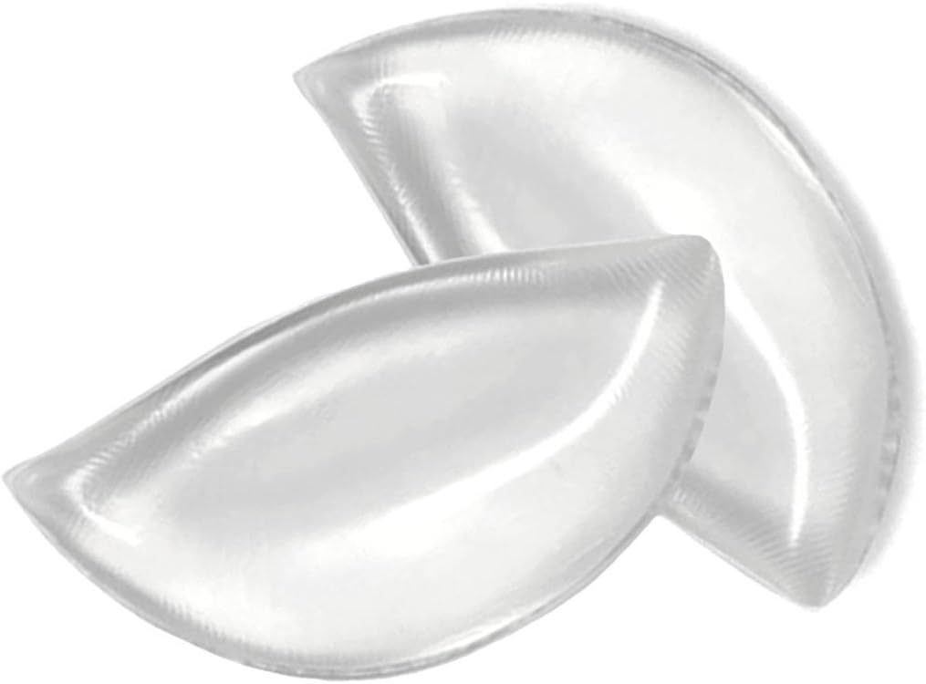 Kinsmirat Silicone Bra Inserts, Waterproof Chest Push Up Pads Enhancers Breast Bikini Swimsuit - A to C Cup (Transparent)
