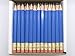 Half Pencils with Eraser - Golf, Classroom, Pew, Short, Mini, Non Toxic - Hexagon, Sharpened, #2 Pencil, Color - Blue, Box of 72 (half gross) Blue Golf Pocket Pencils ™
