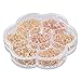 Souarts 710pcs-Mixed Rose Gold and Gold Plated Color Lobster Clasps Coil Ends Spring Clasp Earring Backs Jump Ring Jewelry Finding for Necklace Bracelet Jewelry Making