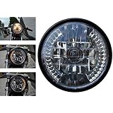 Support Phare Moto CICMOD | Réglable 35-43mm | Pour Fourche Chopper, Cafe Racer | Aluminium CNC | Noir