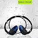 Sports Bluetooth Headphone Sweatproof, Wireless Headset for Running Over ear Earphone Neckband Earbuds Secure Fit for Runner and Workouts, Hands Free for All Bluetooth Devices. (Blue)