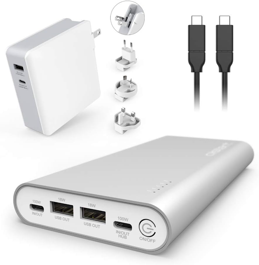 powerbank usb c pd 100w 38400