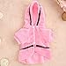 Neartime Puppy Clothes, Dog Coat Jacket Pet Outfit Winter Apparel Yorkie Garment (S, Pink)