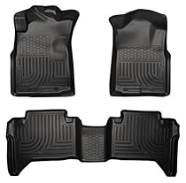 Husky Liners Front & 2nd Seat Floor Liners Fits 05-15 Tacoma Double Cab