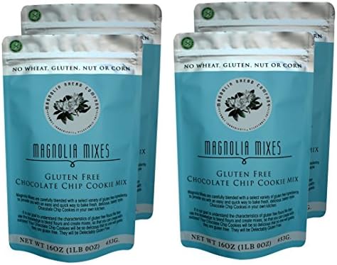 Gluten Free Chocolate Chip Cookie Mix by Magnolia Mixes (Pack of 4)