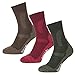 Merino Wool Hiking & Trekking Socks (Forest Green 1 Pair, US Women 11-13/US Men 9.5-12.5)