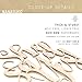 NANASUKO Engagement Party Cake Topper - She said Yes! - Double Sided Rose Gold Glitter - Premium quality Made in USA
