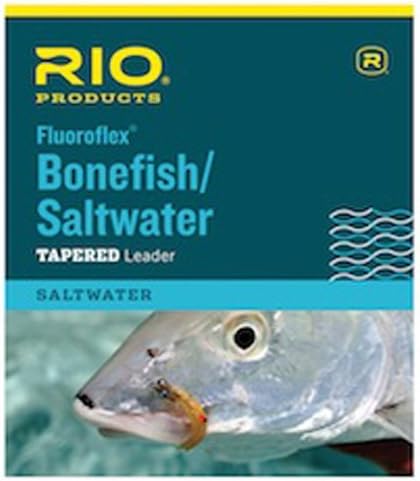 RIO PRODUCTSSaltwater Fluoroflex Leader, 9ft 10lb, 3 Pack