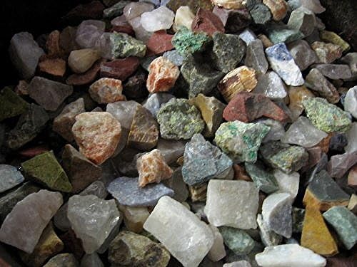 JIC Gem 2 Lb of A 12 Stone Mix From Madagascar Rough Gemstones