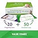 Clinical 50 Ovulation and 20 Pregnancy Urine Test Kit FDA Approved Predictor Pack 50 LH Ovulation Strips and 20 HCG Pregnancy Tests Best for Fertility Tracking and trying to Conceive