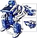 Electronictechcrafts 3-in-1 Educational T3 Solar Transforming Robot Science Kit DIY