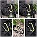 TITECOUGO Ten Colors Aluminum Alloy D-Ring High Strength Carabiner Key Chain Clip Hook for Camping Hiking Outdoor (Not for Climbing)