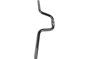 Eminchu Mountain Bike Handlebar Extra Long Anti Vibration for Road and Mountain Bikes 25.4mmx580mm Aluminum Alloy (120mm / 4.