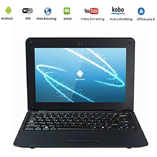Netbook Laptop Android 4.4 HDMI écr.10 (Wifi-SD-MMC)-Black