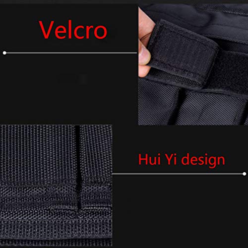 20kg Loading Weighted Vest for Boxing Training Equipment Adjustable Exercise Waistcoat Black Jacket Swat Steel Bar Clothing