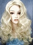 CASSIE Skin Top Wavy Wig by Mona Lisa - 613A White Blonde