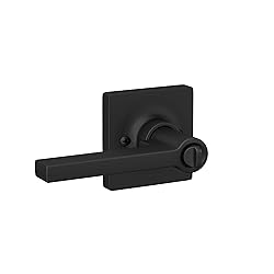 Lock Scout Straight Lever with Square Trim Keyed