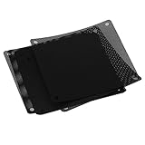 BQLZR 120mm PVC Black PC Cooler Fan Dust Filter Dustproof Case Cover Computer Mesh Pack of 10