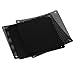 BQLZR 120mm PVC Black PC Cooler Fan Dust Filter Dustproof Case Cover Computer Mesh Pack of 10