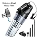 Deik Car Vacuum, Car Vacuum Cleaner with DC 12V, 4.5 Kpa Handheld Auto Vacuum Cleaner, Lightweight Car Cleaner with UL Cigarette Lighter Plug, LED Light, Stainless Steel Hepa Filter, One Carry Bag