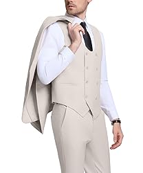 Mens Slim Fit Suits Wedding 3 Piece Suit Set