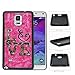 LOVE Browning Deer Head PINK Camo Tree Oak Pattern #A03 Samsung Galaxy NOTE 4 IV Rubber Silicone TPU Cell Phone Case
