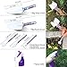 Vanshi Garden Tools Set, 10 Piece Gardening Tools with Purple Flower Print, Gardening Kit Includes Ergonomic Trowel Rake Weeder Pruner Shears Sprayer with Carrying Case, Gardening Gifts Set for Womenthumb 3