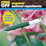 Luster Leaf Products Fend Off DR-50 Deer and Rabbit Repellent Plant Clips, 50pk - Green