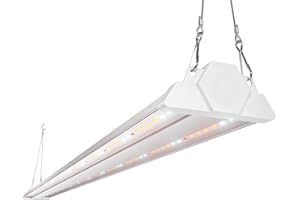 FREELICHT 1 Pack 4ft LED Grow Light, 60W (350W Equivalent), Sunlike Full Spectrum Integrated Plant Light for Hydroponic Indoor Plant Seedling Veg and Flower, Plug in with On/Off Switch