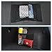 Trunk Storage Net, Yosoo 2 Pack Car Rear Trunk Back Seat Sticker Elastic Cargo String Net Mesh Storage Add On Organizers Bag Pocket Organizer
