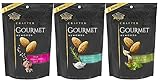 Blue Diamond Almonds Crafted Gourmet VARIETY FLAVORS 6/5-Ounce Bags - Pink Himalayan Salt, Rosemary & Sea Salt, Garlic Herb & Olive Oil