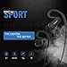 Bluetooth Headphones, QCY Wireless Sports Earphones with Noise Cancelling Mic IPX4 Sweatproof HD Stereo Earbuds for Gym Running Workout 8 Hour Playtime Headsets