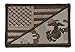 USA Flag / Marine Corps' EGA 2.25x3.5 Military Patch / Morale Patch - Multiple Color Options (Desert Digital Marpat)