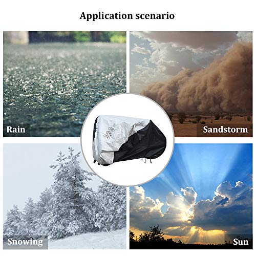 image for Poualss Bicycle Cover for 3 Bikes Waterproof Protector Dustproof and S