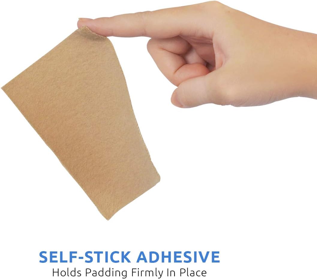 Comfort Zone Super Moleskin Padding, Protects Tender Areas of The Foot from Friction, 3 Pack: Health & Personal Care